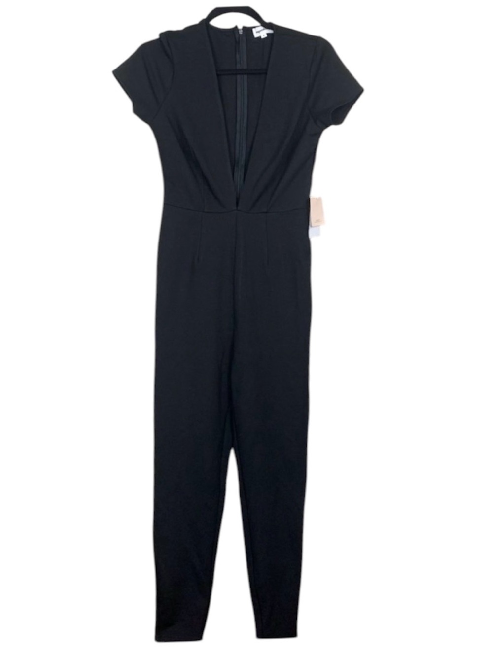 REVOLVE| Superdown Black Leona Deep V Jumpsuit NWT Size XS - Picture 4 of 7